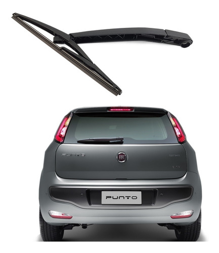 Imagem 8 de 8 de Braço Limpador Traseiro + Palheta Fiat Punto 2008 2009 2010