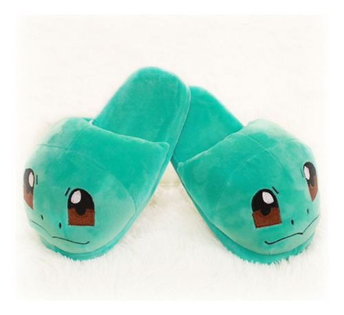 Pantuflas Pokémon Squirtle Peluche Super Suave Anime