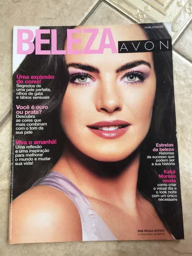 Revista Beleza Avon Ana Paula Arósio Maquiagem Moda E535