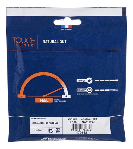 Babolat Touch Tonic Natural Gut 1.35mm Corda Raquete