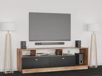 Comprar Mesa Tv Led 1.50 Moderno Mueble Rack Lcd Modular Melamina 