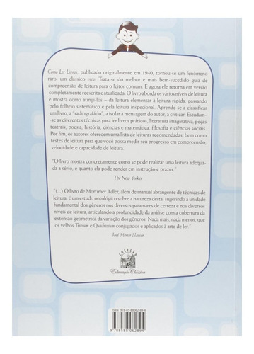 Imagem 2 de 3 de Livro Como Ler Livros - Mortimer J. Adler E C. Van Doren