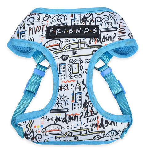 Friends The Tv Show City Doodle Dog Harness For Small Dogs, 