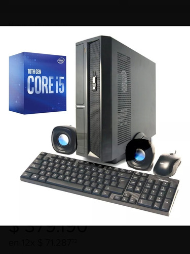 Computadora Pc Cpu Solarmax Intel Core I5 10ma 8gb 500g Hdd