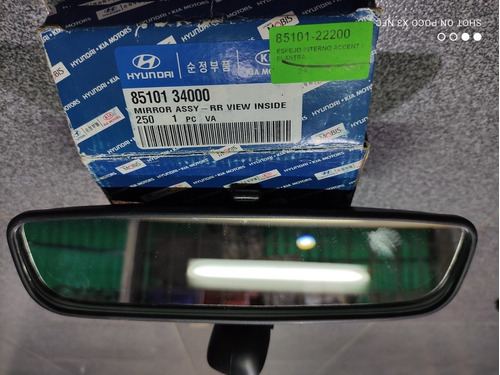 Espejo Retrovisor De Parabrisas Hyundai Accent/elantra 