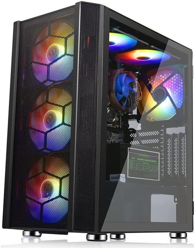 Carcasa Para Computadora Prueba Polvo Filtro Diseño Atx Pc