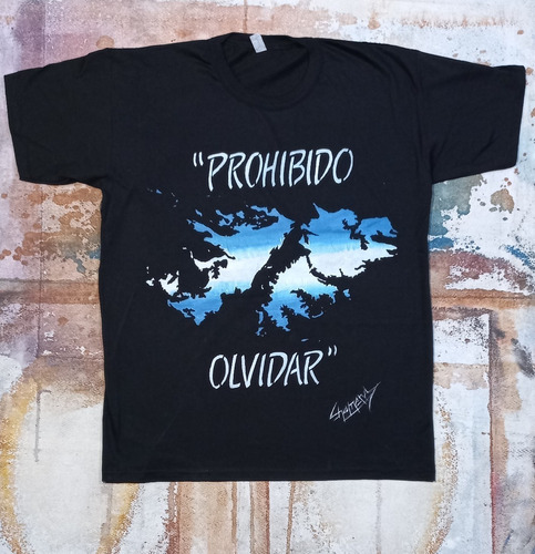 Remera De Las Malvinas Argentinas Pintada A Mano