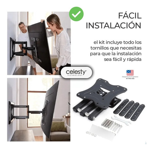 Soporte Para 40 Pul Sansui Smx40v1fa Alb