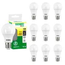 Comprar Lâmpada Led Bulbo A60 Tkl 15w E27 Taschibra Kit Com 10 Pçs