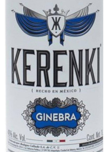Ginebra Kerenki 1lt - 12 Pack