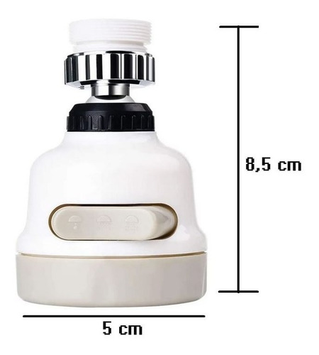 Imagen 3 de 4 de 5 Cuello Flexible Giratorio 360° Para Lavaplatos Grifo De Co