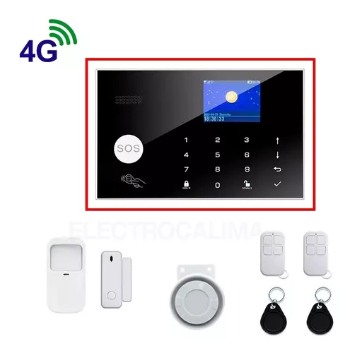 Kit completo de alarma para Hogar y Negocio con Cámara Domo Wifi + Audio -  Alarma sin cuotas y Videovigilancia