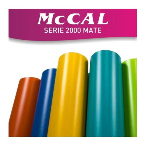 Vinilos Mate Autoadhesivos Mccal De Corte 122x18 Mts Colores