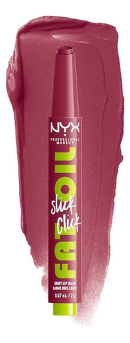 Nyx Professional Makeup Fat Oil Slick Click Gloss De Labios Acabado Brillante Color 09 / That´s Major