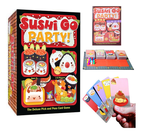 Juego De Cartas Sushi Go Party Juguetes Para Juegos De Mesa