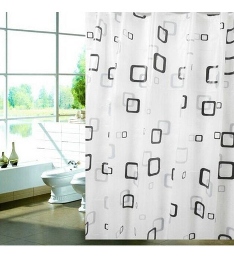 Cortina De Ducha Gruesa E Impermeable Para Baño, 180 X 200 C