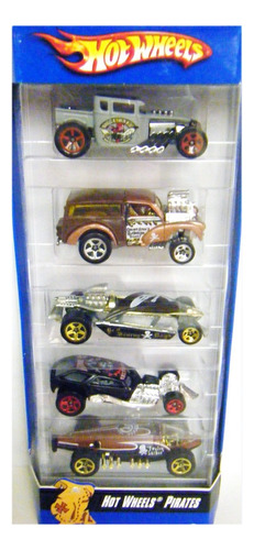 Hot Wheels 5 Gift Pack H. Wheels Pirates 2007 Único En M. L.