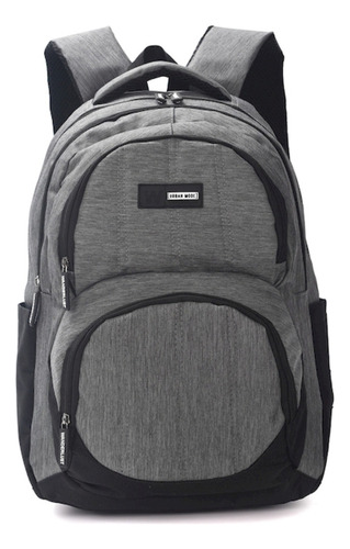 Mochila Espalda Wanderlust Urban Mode Portanotebook Gris 45c