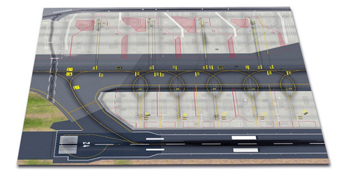 Accesorio De Diorama De Aeropuerto De Torre A Escala 1: 400