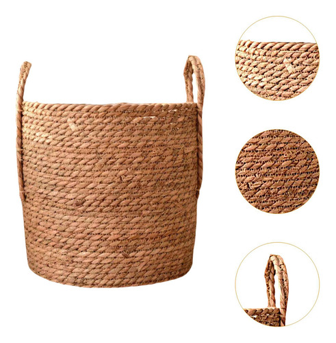 Cesta Tejida Para Macetas, Cesta Para Flores, Cesta De