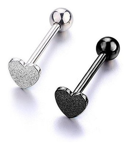 Jforyou Piercing Para Lengua Acero Inoxidable 049 Oz Diseo