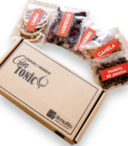 Set De Botánicos Especias P/gin Tonic Caja Kit Cocteleria