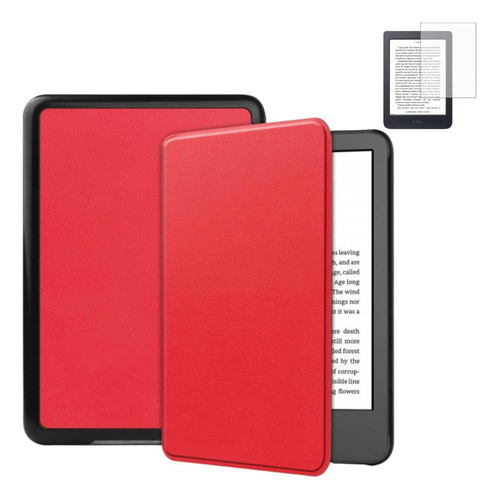 Capa Smartcase Magnética Para Kindle 11 2022 C2v2l3 + Vidro