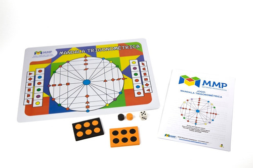 Imagem 2 de 2 de Jogo Mandala Trigonométrica - Trigonometria Divertida - Mmp