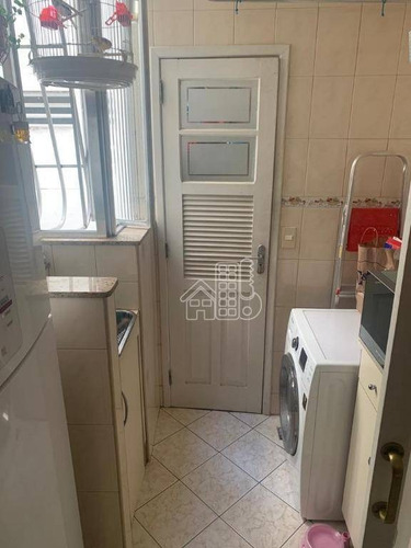 Apartamento Com 3 Dormitórios À Venda, 80 M² Por R$ 450.000,00 - Icaraí - Niterói/rj - Ap1144