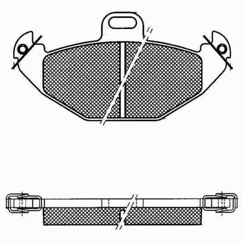 Pastilla De Freno Renault Laguna (nuevo Modelo) 98/ Trasera