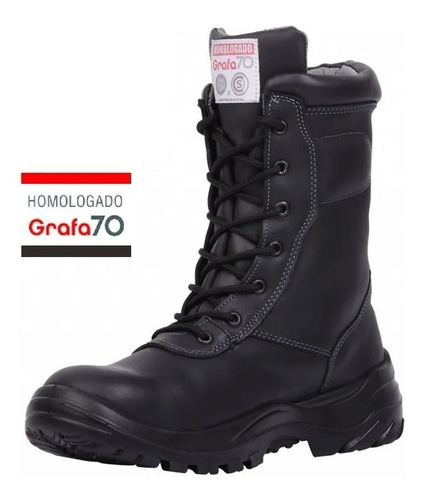 Imagen 3 de 7 de Borcegui Borcegos Tácticos Botin Seguridad Grafa 70 -no Ombu