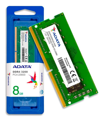 Memoria RAM Premier color verde  8GB 1 Adata AD4S320088G22-SGN