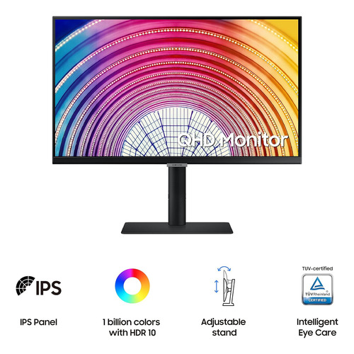 Monitor 24 Samsung Ls24a600nwnxgo 2560x1440 Hdmi Dp 5ms 75hz
