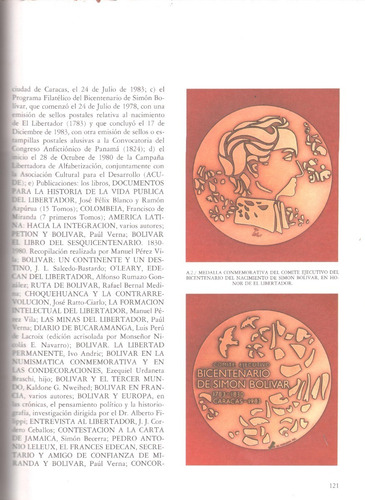 Medallas Y Monedas Conmemorativas De Bolivar Nuevo Sellado (Usado)