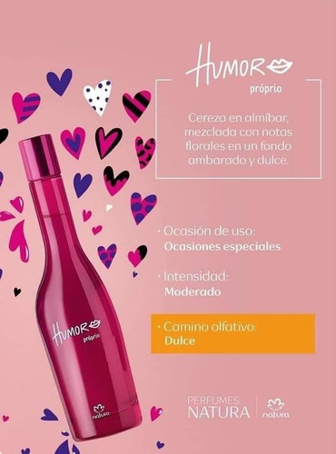 Perfume Fragancia Femenino Humor Proprio 75 Ml Natura