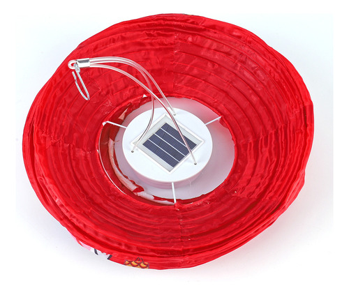 Linterna Solar De Impresión Colgante De 25 Cm Para Decoració