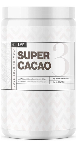 Polvo De Proteína Lyf, Super Cacao: A Base De Plantas, Vega