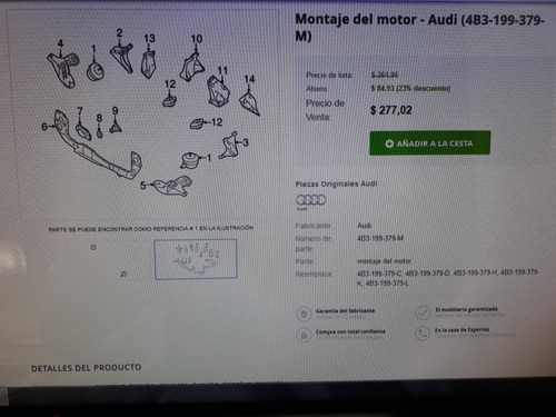 Audi A6 Base De Motor 4b3199379k