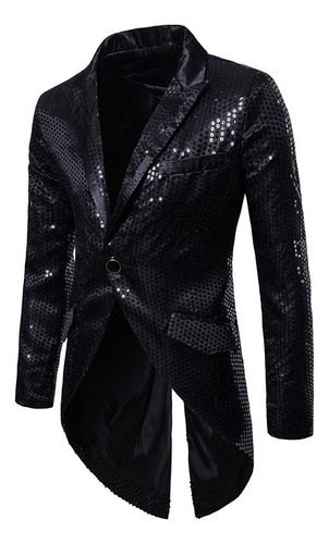 Blazer Hombre Lentejuelas Brillantes Fiesta Ropa Cantantes