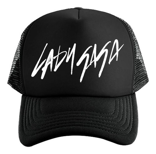 Gorra Black Unisex De Malla Lady Gaga Pop Moda