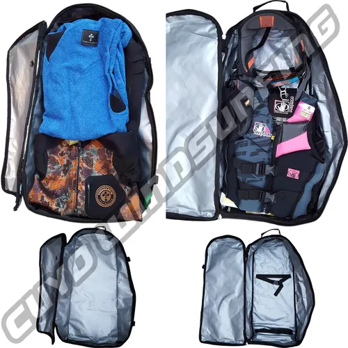 Bolso Valija Rueda 2 Niveles Viaje Moto Bici Kite Windsurf