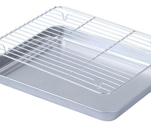 Bandeja De Horno Con Rejilla For Enfriar, Plato 28cmx23.5cm
