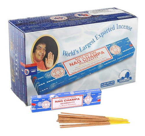 Sahumerio Nag Champa X12u. Original Satya Santeria Córdoba
