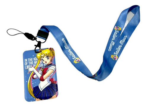 Porta Sube Tarjetero Credencial Llavero Anime Sailor Moon!!!