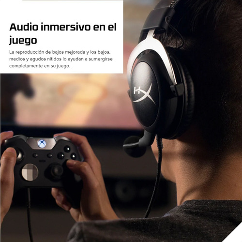 Imagen 7 de 10 de Hyperx Cloudx Diadema Gamer Pc, Xbox One Y Series X|s, Ps5|4