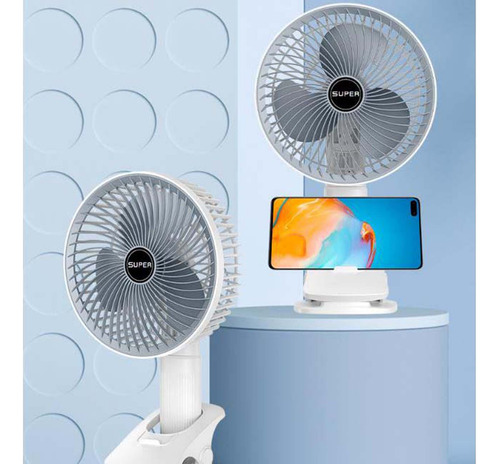 Ventilador Portátil Mini Usb Con Clip Silencioso, Ventilador