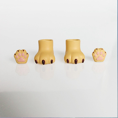 M 1 Par De Accesorios Para El Cuerpo De Manos Y Pies De Gato