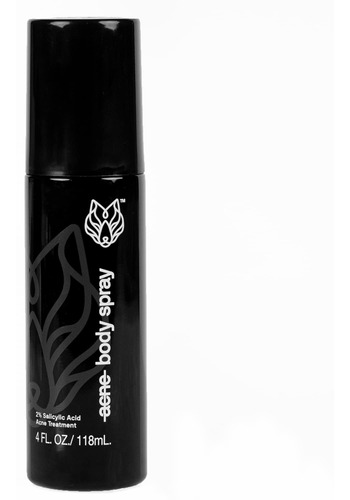 Black Wolf - Spray Para El Acné Corporal - 4 Onzas Líquid.