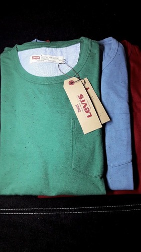 Remera Green Crew Levis