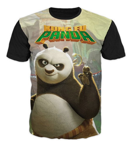 Camisetas De Kung Fu Panda Niños Y Adultos Ref01